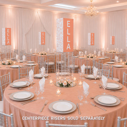 DIY Bat Mitzvah Centerpiece Towers
