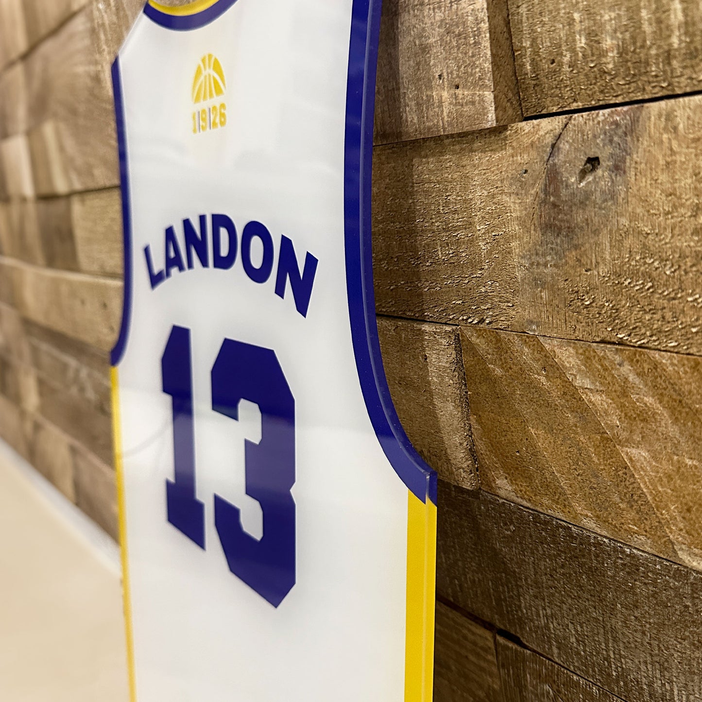 Basketball Jersey Sign in Board